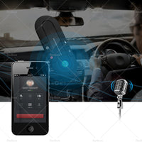 Bluetooth-compatible Handsfree Speaker MP3 Player Sun Visor Clip Car Charger