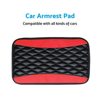 Universal Car Armrest Cushion Cover Center Console Box Pad Protector PU Leather