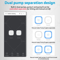 WiFi Control Watering System Double Pump Automatic Water Drip Mobile APP Control