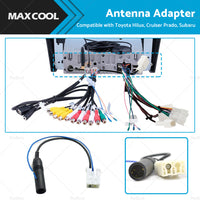 Radio Antenna Adapter Stereo Reverse Aerial Cable Connector Suitable For Toyota