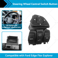 Steering Wheel Control Switch Multifunction Button Suitable for Ford Edge Flex