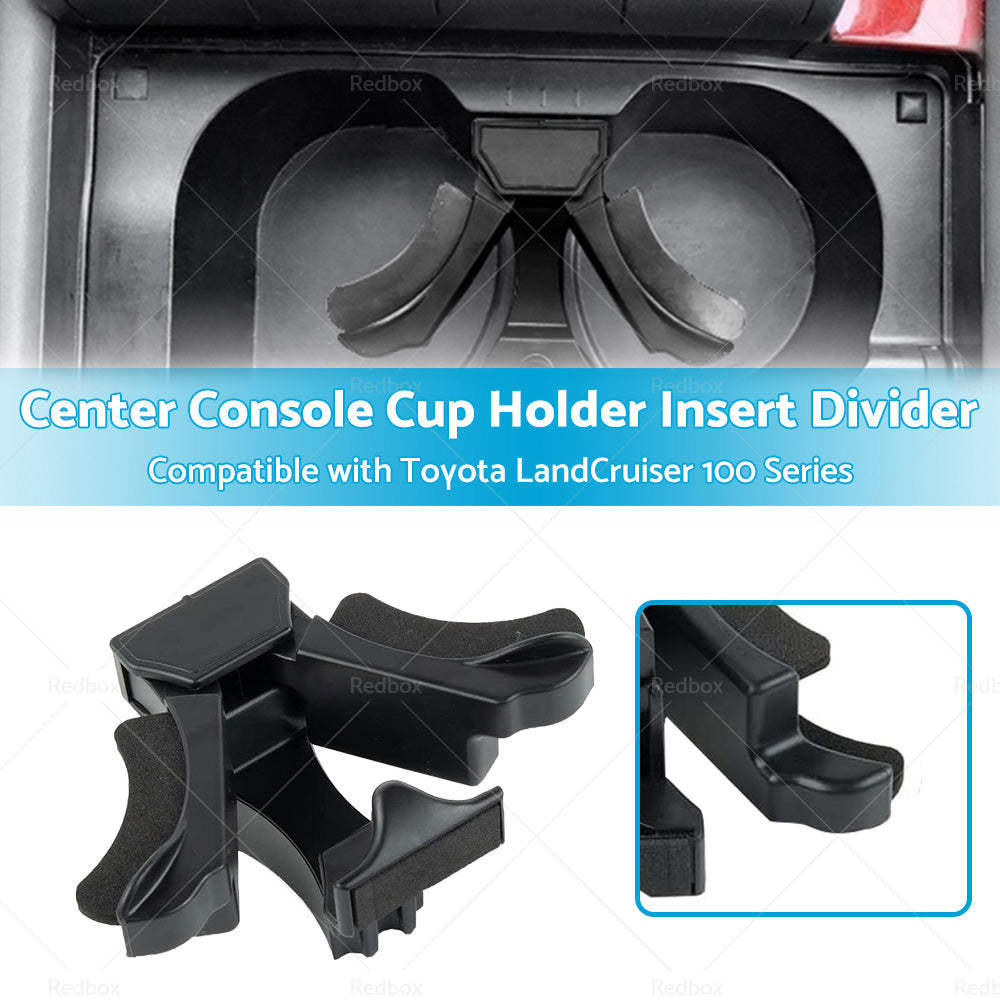 Center Console Cup Holder Divider Suitable For Toyota LandCruiser 100 Series