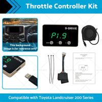 EVC Throttle Controller Kit Suitable for Toyota Landcruiser 200 Series 2009-2021