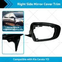 Right Side Mirror Cover Trim Suitable for ?Kia Cerato YD 2013-2018 Matte Black