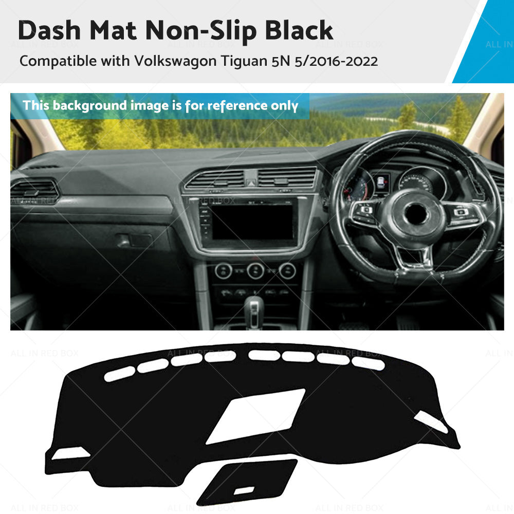 Non-Slip Dash Mat Suitable For Volkswagon Tiguan 5N 5 2016-2022 Dashboard Cover