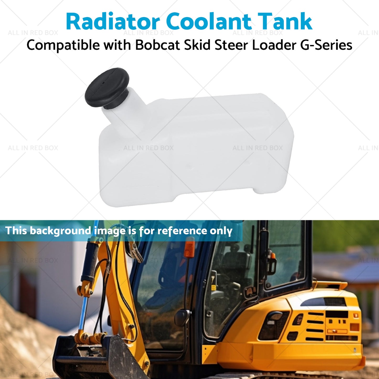 Radiator Water Coolant Reservoir Tank Suitablefor Bobcat 653 742 743 751 6576660