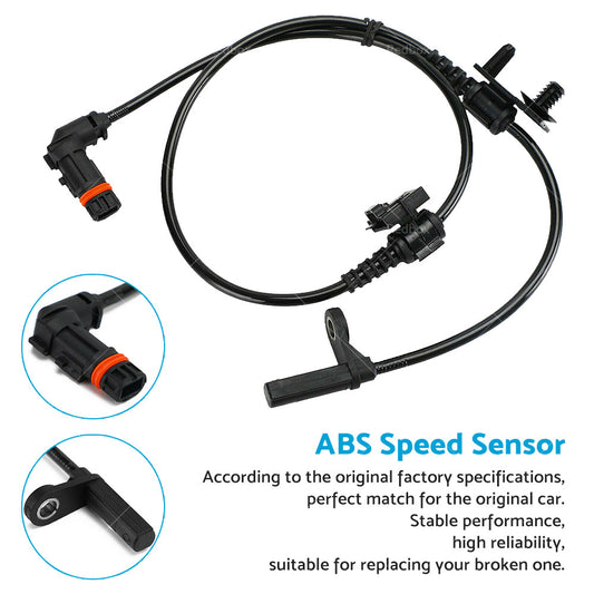 2x Front LH & RH ABS Speed Sensors Suitable For Chrysler 300C 4779244AD 4779244AA