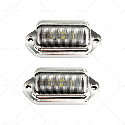 6 LED License Number Plate Light Lamps Suitable for Truck SUV Trailer Lorry