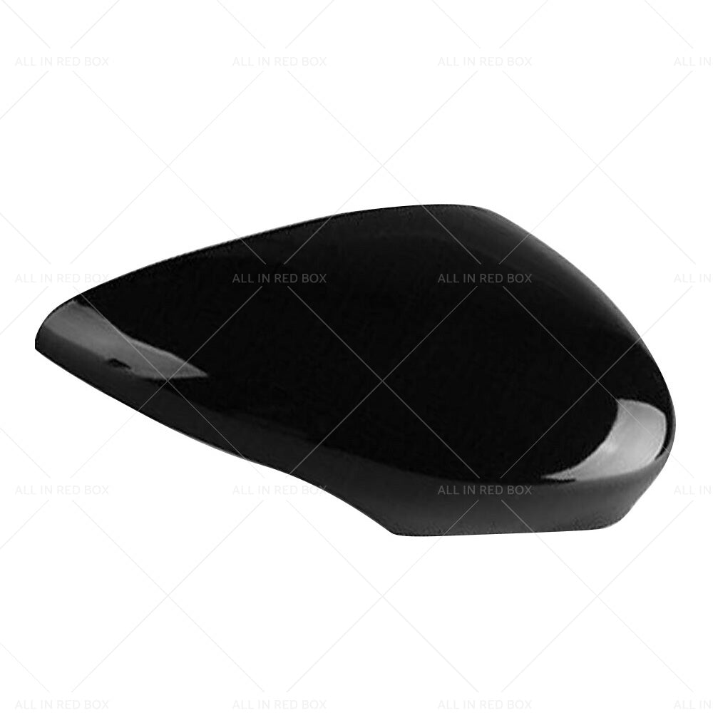 Left and Right Wing Mirror Cover Gloss Black Suitable For Ford Fiesta MK7 2008-2017