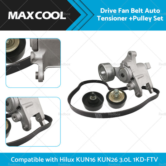 Drive Fan Belt Auto Tensioner Pulley Suitable for Hilux KUN16 KUN26 3.0L 1KD-FTV