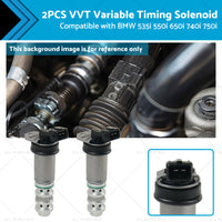 2PCS VVT Variable Timing Solenoid Suitable for BMW 650i 740i 750i 535i 550i