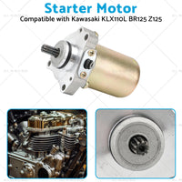 Starter Motor 9Teeth Suitable For Kawasaki BR125 Z125 Pro 2016-19 KLX110 L 10-20