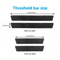 4PCS Front Rear Door Sill Threshold Sticker Suitable for Ford Ranger Wildtrak