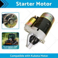 Starter Motor Suitable for 16853-63010, 16853-63013 Aixam A721 Kubota Motor