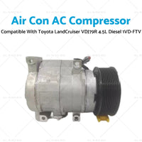 {{ Air Con AC Compressor Suitable for Toyota LandCruiser VDJ79R 4.5L Diesel 1VD-FTV }} - Buy Car Parts Online at {{ Kaka Auto Parts }}.