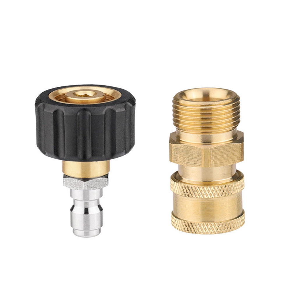 2 Pair Pressure Washer Adapter 1 4inch Quick Connect Coupler Kit M22-14 Adapter
