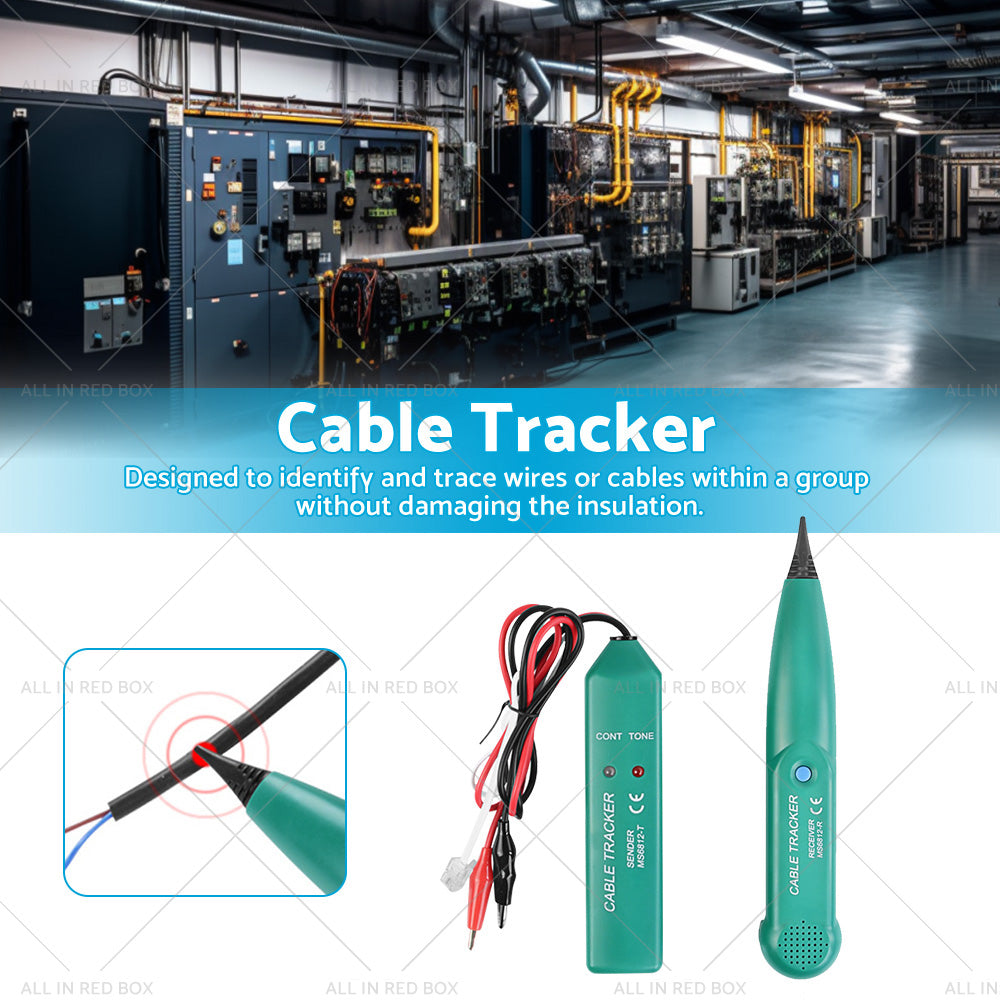 Cable Finder Tone Generator Probe Tracker Wire Network Telephone Tracer