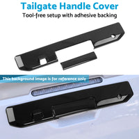 {{ Glossy Black Rear Tail Gate Tailgate Handle Cover Suitable For Triton L200 23-25 }} - Buy Car Parts Online at {{ Kaka Auto Parts }}.