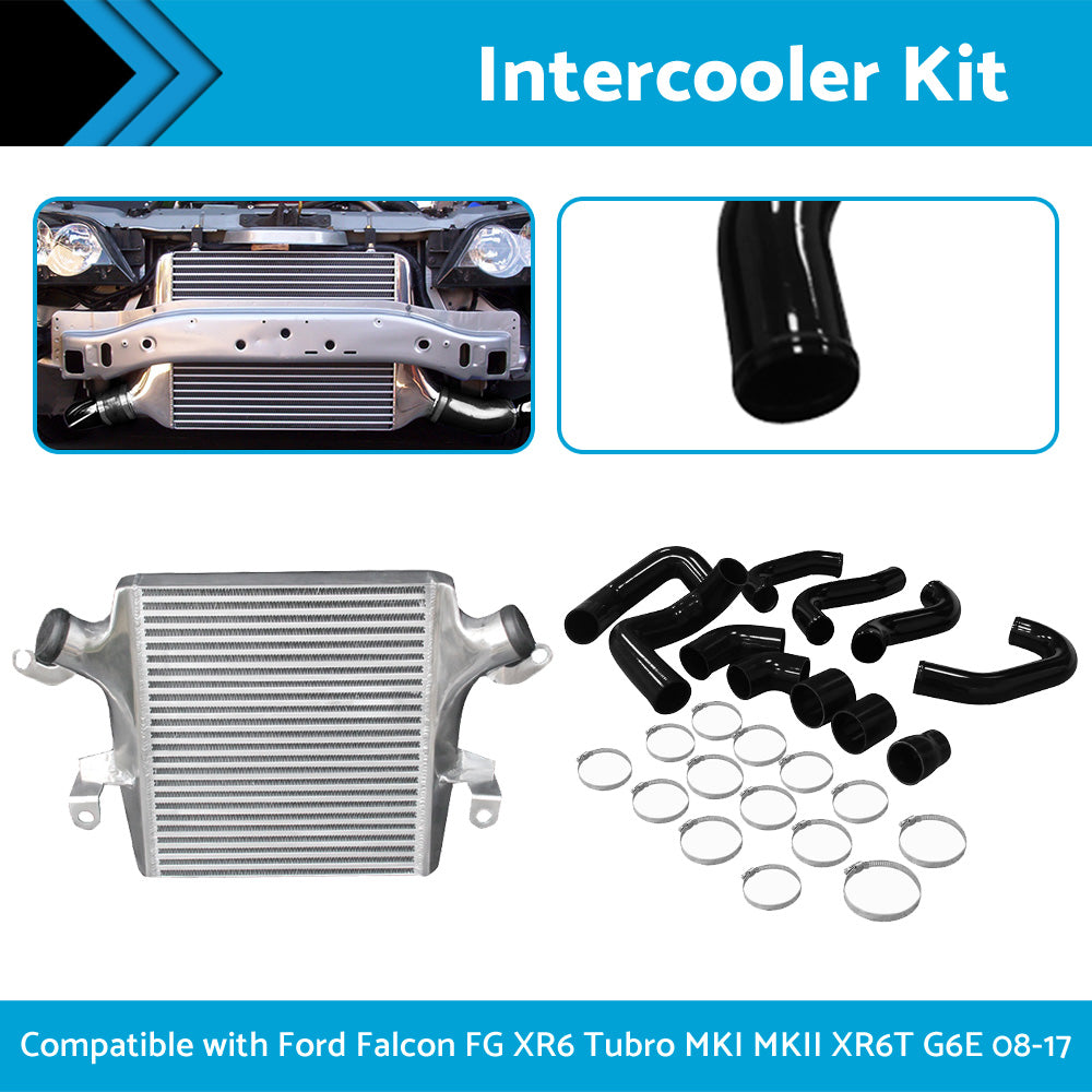 Intercooler Kit Suitable For Ford Falcon FG XR6 Tubro MKI MKII XR6T G6E 08-17