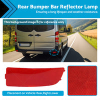 Rear Bumper Bar Reflector Lamp Suitable For Mercedes Benz Sprinter 2006-2018 RH