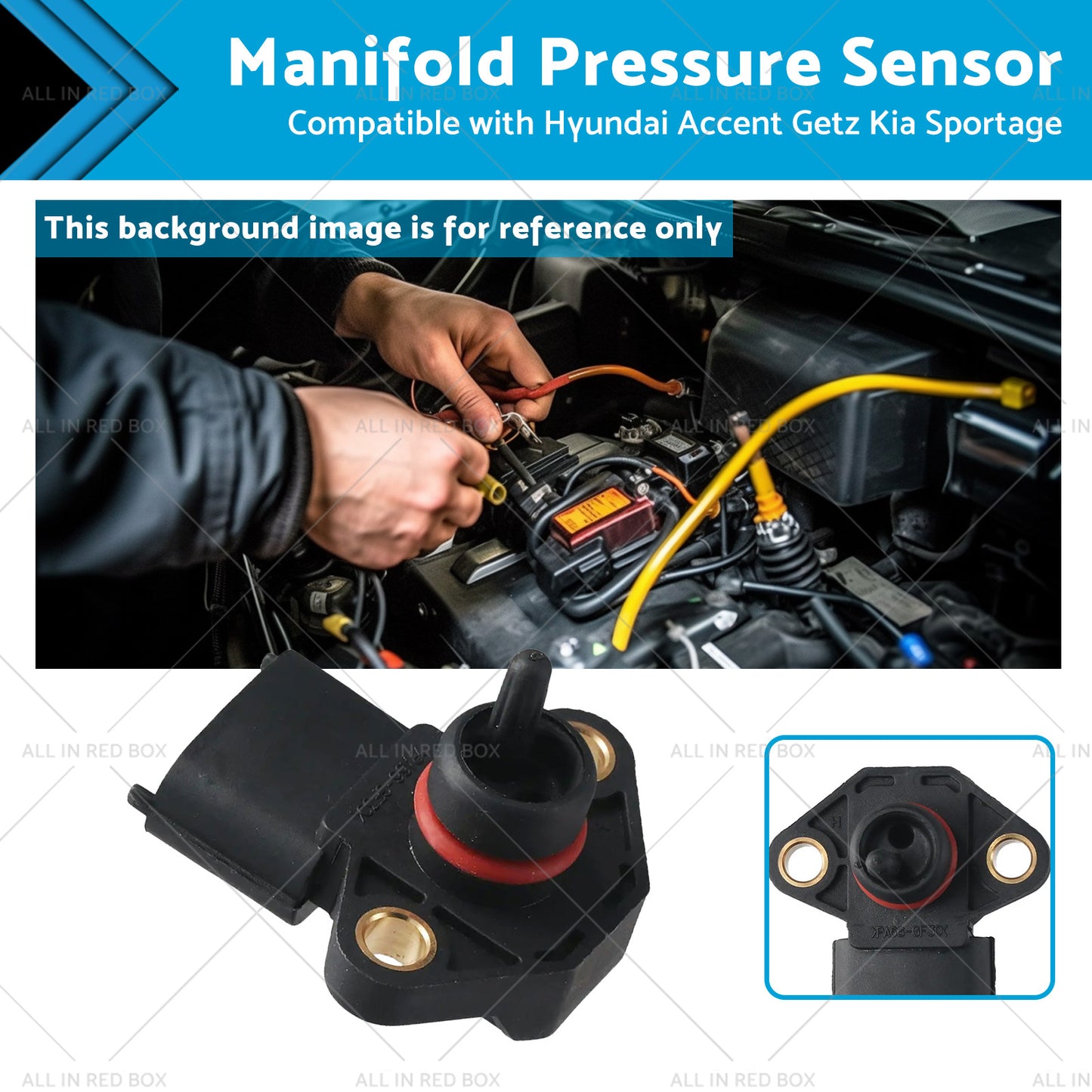 Manifold Pressure Sensor Suitable for Hyundai Accent Tucson Getz Kia Rio