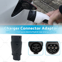 EVSE EV Adaptor 32A J1772 Type 1 to Type 2 Plug EV Adapter, Electric Cars V A3Y2