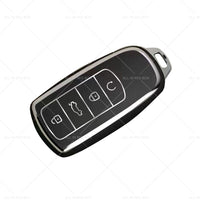 Suitable For Chery Omoda 5 Car Remote Key Fob Case Cover Black and Sliver TPU