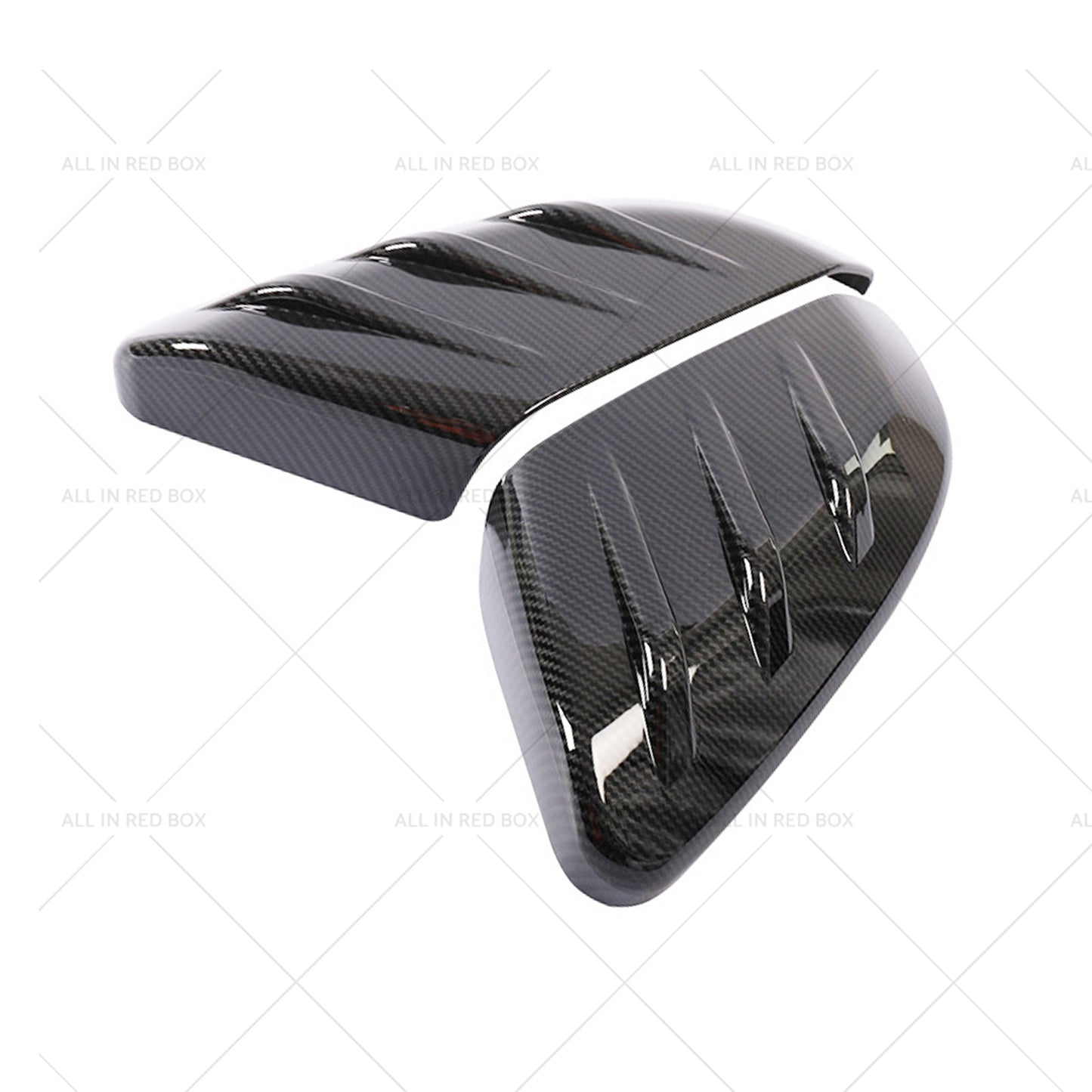 2x Carbon Fiber Side Mirror Cover Caps Suitable for 16-21 Honda Civic