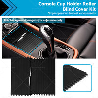 Console Cup Holder Roller Blind Cover Kit Suitable For BMW X5 X6 E70 E71 07-14