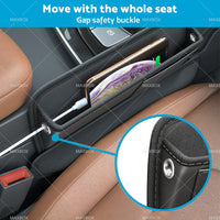 {{ Car Seat Gap Storage Bag Organizer PU Leather With Exclusive Charging Cable Hole }} - Buy Car Parts Online at {{ Kaka Auto Parts }}.
