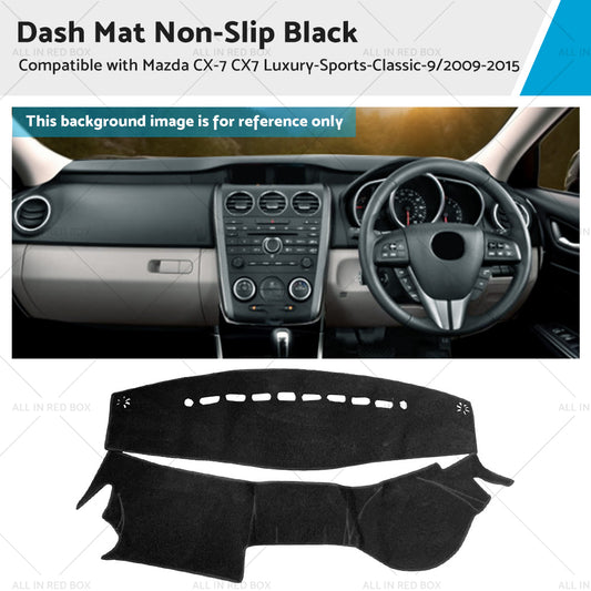 Non-Slip Dash Mat Suitable For Mazda CX-7 CX7 Luxury-Sports -Classic-9 2009-2015