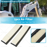 2X Air Filter SuitableFor Bobcat 7176099 T450 T550 T590 T595 T630 T740 S630 S650