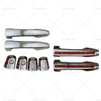 Chrome 4PCS Door Handle Covers Suitable for Mitsubishi Triton MN ML 2006 - 2014