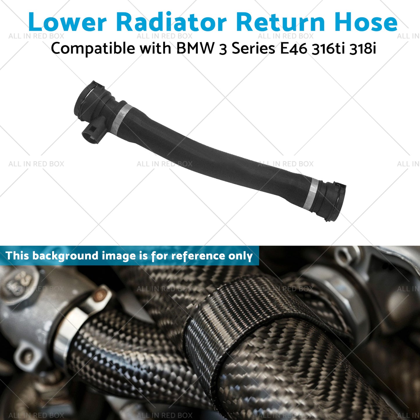 17127516416 Lower Radiator Return Hose Suitable for BMW 3 Series E46 316ti 318i