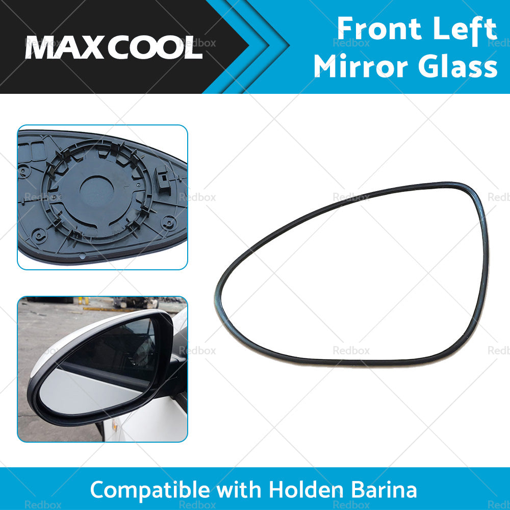 Suitable for Holden Barina 2011-ONWARD Left Mirror Glass w  Back Plate NO HEATED