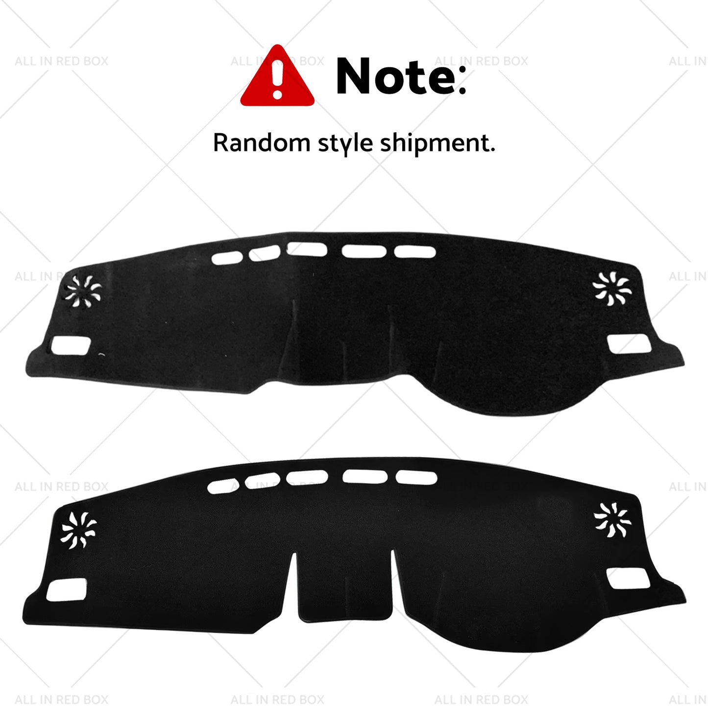 Non-Slip Dashboard Pad Cover Dash Mat Suitable for Toyota Rav4 2019-2025 Black