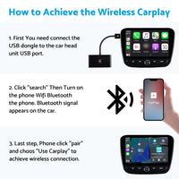 Wireless Adapter of Factory Wired Carplay Suitable for iPhone to Carplay Connect