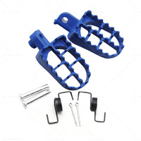 Blue FOOT PEG FOOTREST ASSEMBLY FOOTPEG Suitable For YAMAHA PW50 PY50 PEEWEE