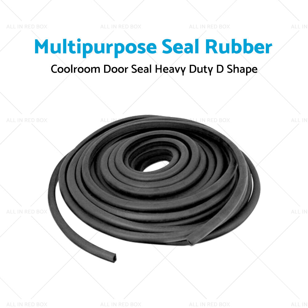 5m or 16x20mm Fridge Seals Rubber Door Gasket Coolroom Door Seal Heavy Duty D Shape