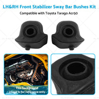 Front Stabilizer Sway Bar Bushes Kit LH and RH Suitable for Toyota Tarago Acr50