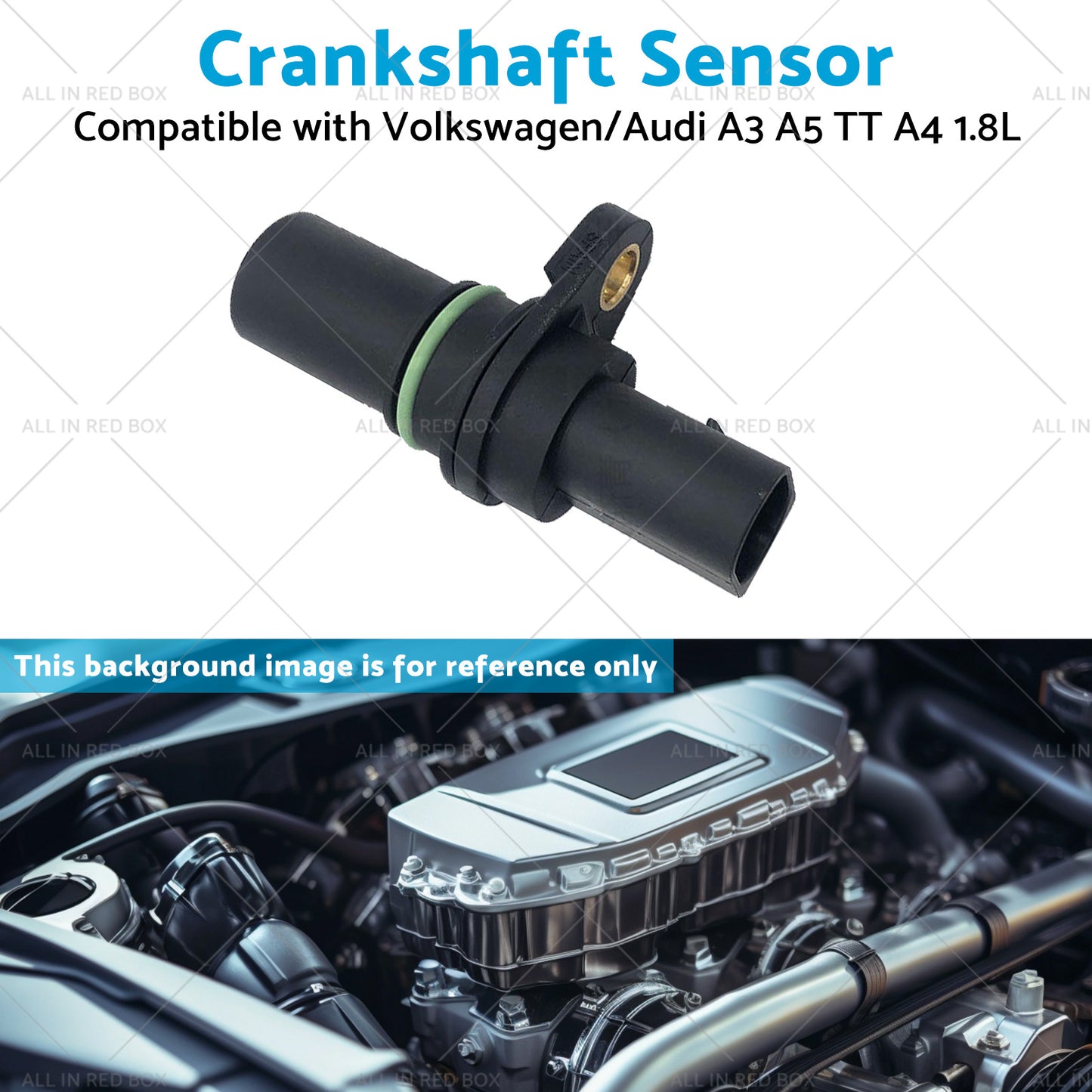 1x Crankshaft Sensor Suitable for 1.8L 2.0L Volkswagen Audi A3 A5 TT A4