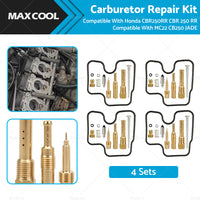 4 Sets Carburetor Repair Kit Suitable For Honda CBR250RR CBR 250 MC22 CB250 JADE