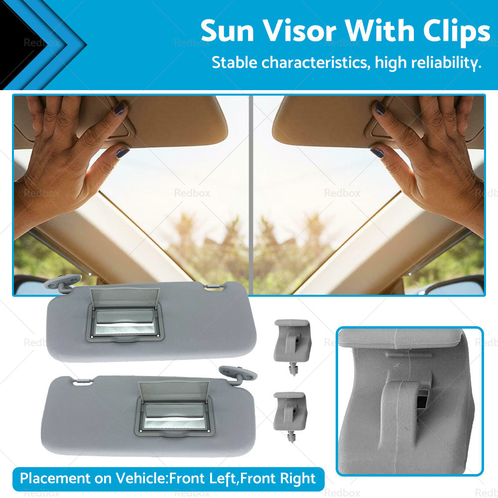 Sun Visor With Clips Front LeftRight Side Suitable For Hyundai Getz 2002-2012