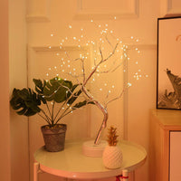 Battery Powered USB LED Fairy Tree Light Copper Wire Home Party Decoration Lamp