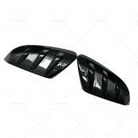 2x Carbon Fiber Side Mirror Cover Caps Suitable for 16-21 Honda Civic