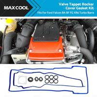 Valve Tappet Rocker Cover Gasket Kit Fits For Ford Falcon BA BF FG XR6 Turbo