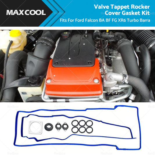 Valve Tappet Rocker Cover Gasket Kit Fits For Ford Falcon BA BF FG XR6 Turbo