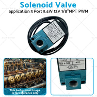 35A-AAA-DDBA-1BA Solenoid Valve application 3 Port 5. 4W 12V 1 or 8''NPT PWM