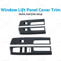 {{ 4x Window Lift Panel Cover Trim Suitable For Mitsubishi L200 Triton 23-25 Carbon }} - Buy Car Parts Online at {{ Kaka Auto Parts }}.