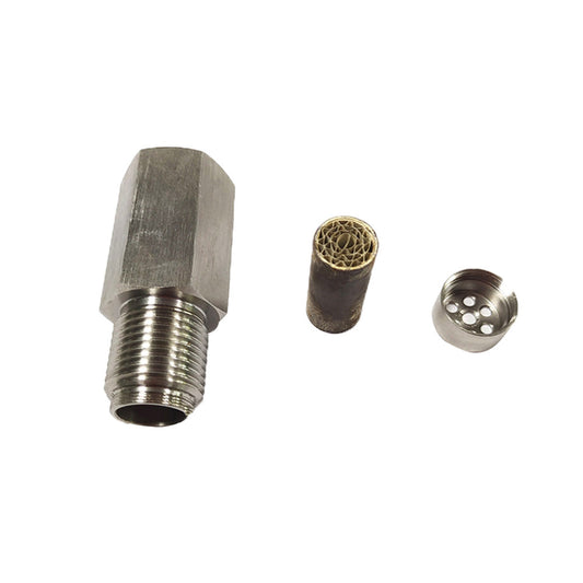 Oxygen O2 Sensor Spacer Adapter CEL Cleaner Mini Cat with Catalytic Converter